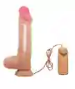 Dildo Vibrador Ultra Realista Con Piel Estirable Y Vèrtebras + Lubricante Neutro