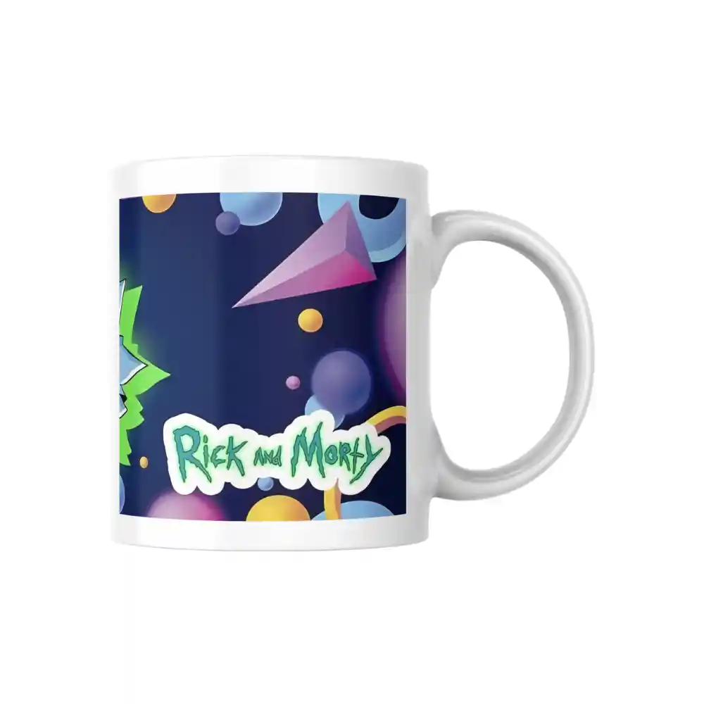 Mug Rick And Morty Azul 11 Oz.