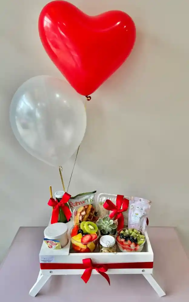 Snack Sorpresa Saludable. Amor! Con Globos. Granola Sofia Jaramillo