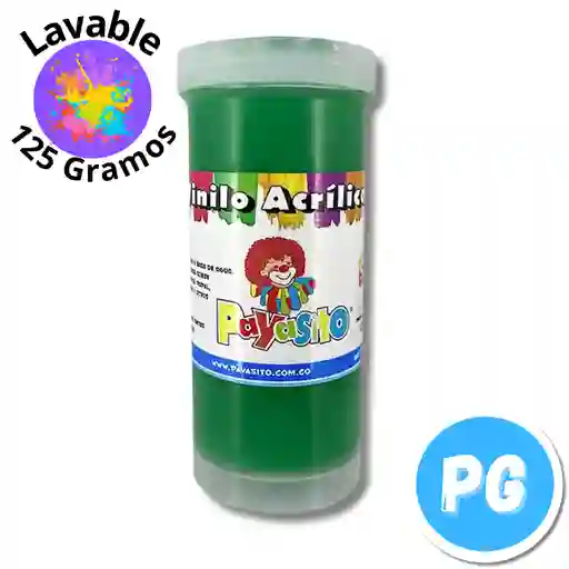 Vinilo Payasito Escolar 125 Gramos Verde