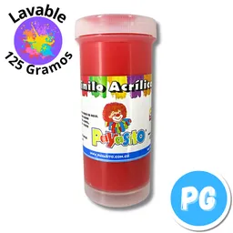 Vinilo Payasito Escolar 125 Gramos Rojo