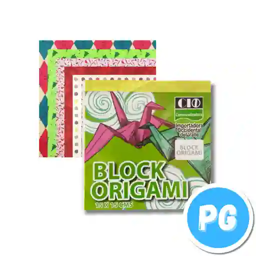 Block De Papel Origami Cuadrado 20x20cm 50 Hojas