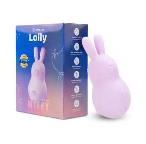 Vibrador Estimulador En Forma De Conejo Miffy Camtoyz Rosado