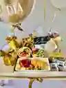 Desayuno Parejas Sorpresa Con Globos , Elegante Dorado