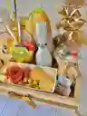 Desayuno Sorpresa Deluxe Dorado, En Mesita De Madera Con Globos