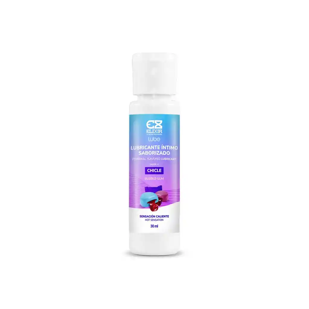 Lubricante Saborizado Chicle 30 Ml Elixir