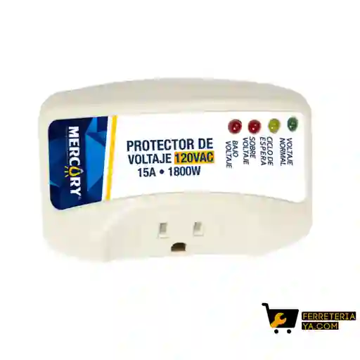 Protector De Voltaje 20a - 2400w Con Interruptor Mercury