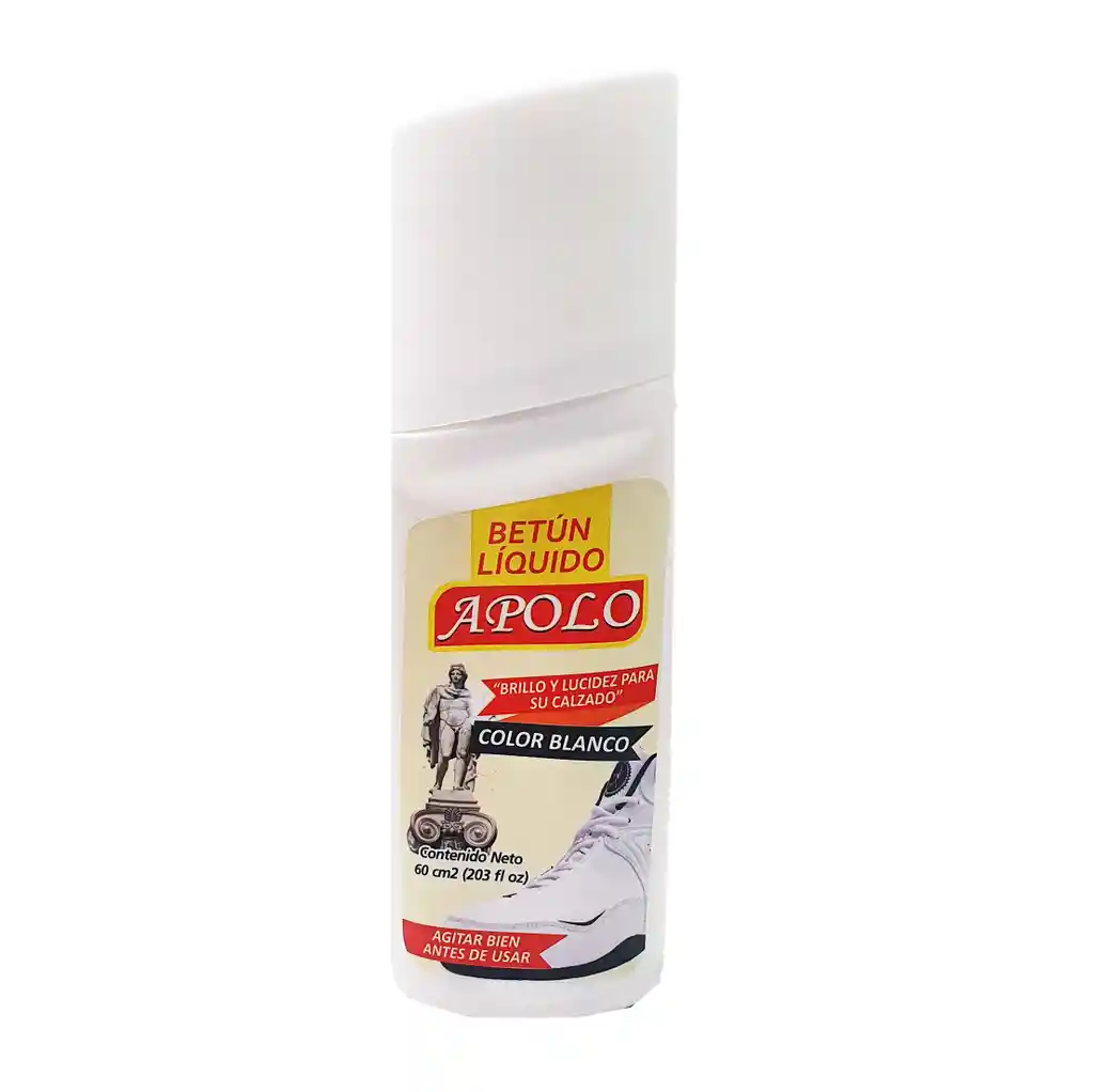 Betun Liquido Apolo60 Ml Blanco