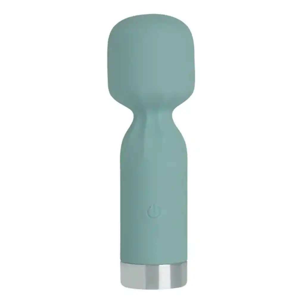 Masajeador Mini Vibrador Wand Green Secret Play