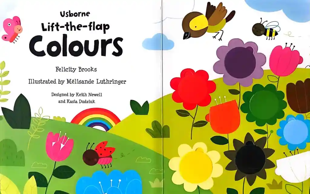 Libro Infantil Interactivo Colores Con Solapa Para Niños