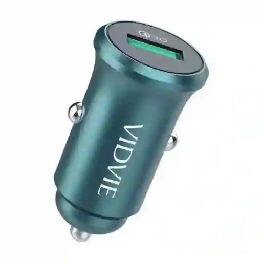 Cargador Carro Cigarrera 3 A Carga Rápida 18w Vidvie Cc520 + Cable Usb Tipo C