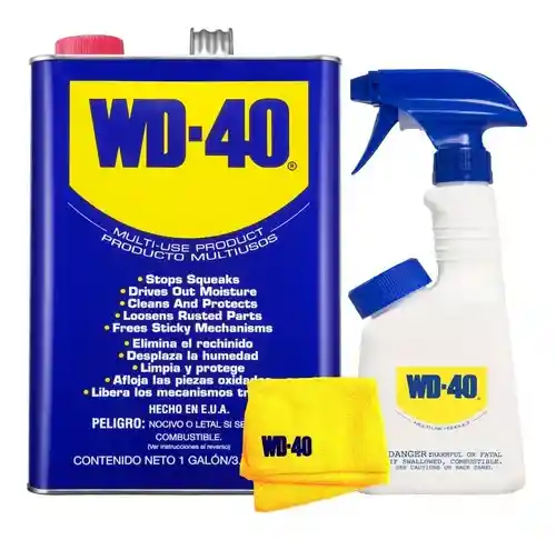 Wd-40® Lubricante Multiusos Galon 3.785ml Gratis Atomizador