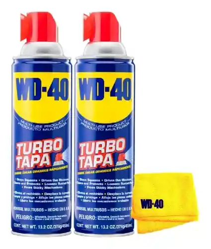 Wd-40® Lubricante Multiusos Turbo Tapa 458ml/ 13.2oz X2 Und