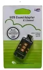 Tarjeta Usb De Sonido 8.1 Con Cable