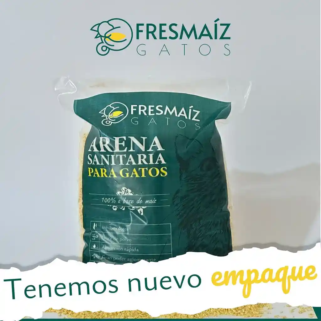 Arena Fres Maiz Bulto De 10 Kilos