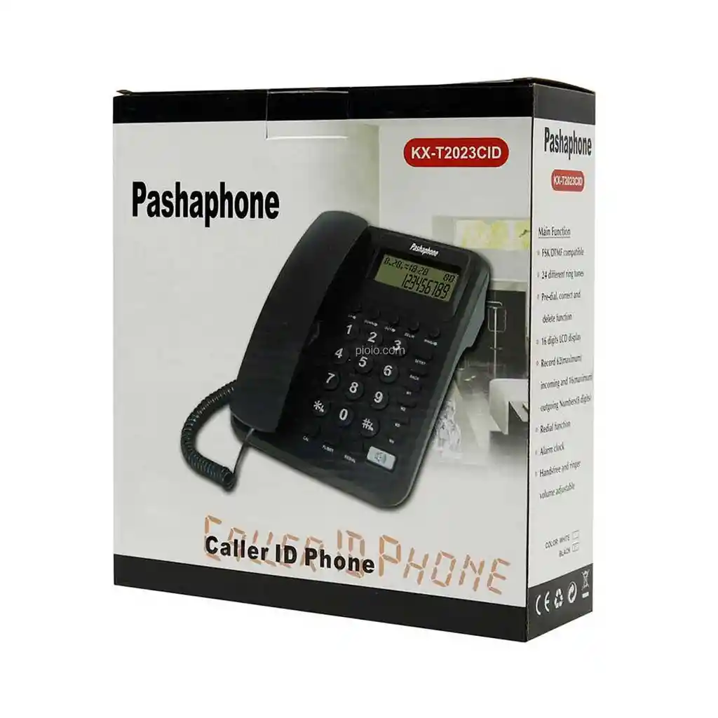 Telefono Fijo Escritorio Alambrico Pantalla Lcd Kx-t2023cid