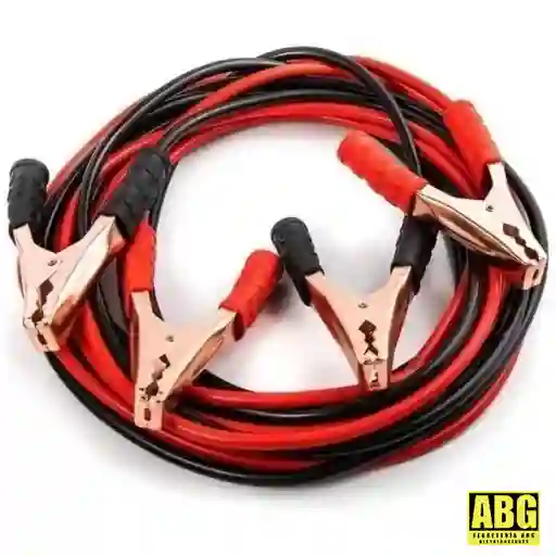 Set Cable Con Pinzas Para Pasar Corriente Cables Negro Y Rojo 1000a - 3mt