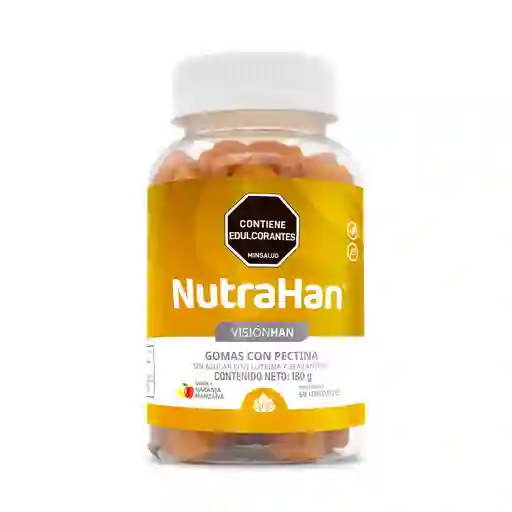 Nutrahan Visionhan Gomas Naranja-manzana Frasco X 60 Unds