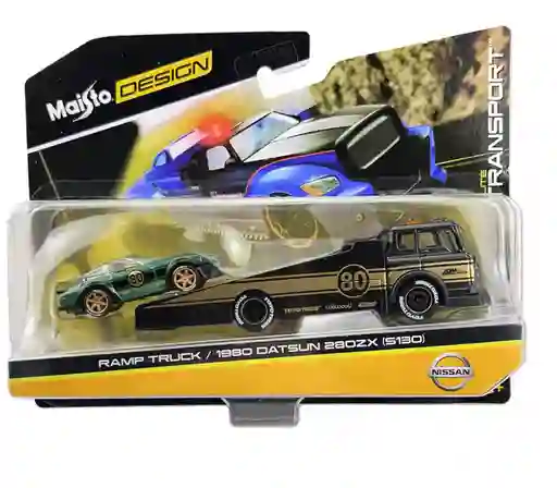 Juguete Coleccionable Maisto Ramp Truck 1980 Datsun 280zx S130