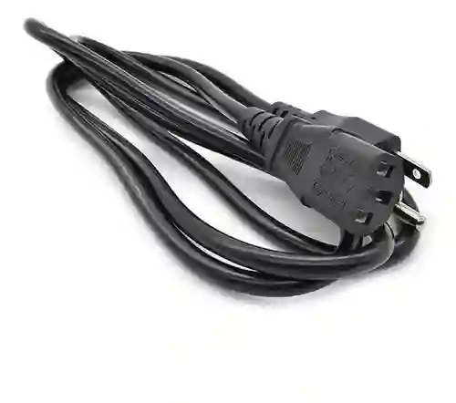 Cable De Poder Plano Fuentes Pc Monitor 3 Metros