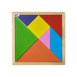 Juego Tangram Didáctico Educativo Madera X 7 Piezas