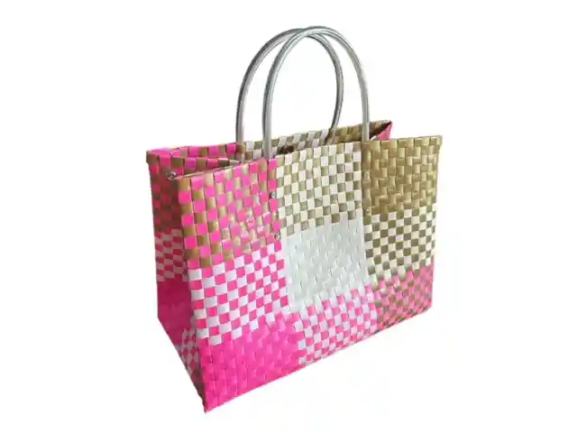 Bolso Cesta Artesanal Zuncho Mujer Regalo Detalle Ecoamigable Sostenible Moda