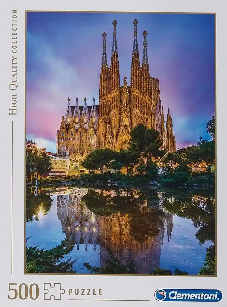 Rompecabezas 500 Piezas Sagrada Familia Barcelona Clementoni