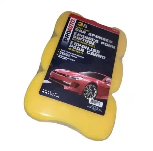 Esponjas Grandes Para Carro Set X 3 Lavado Protege Pintura