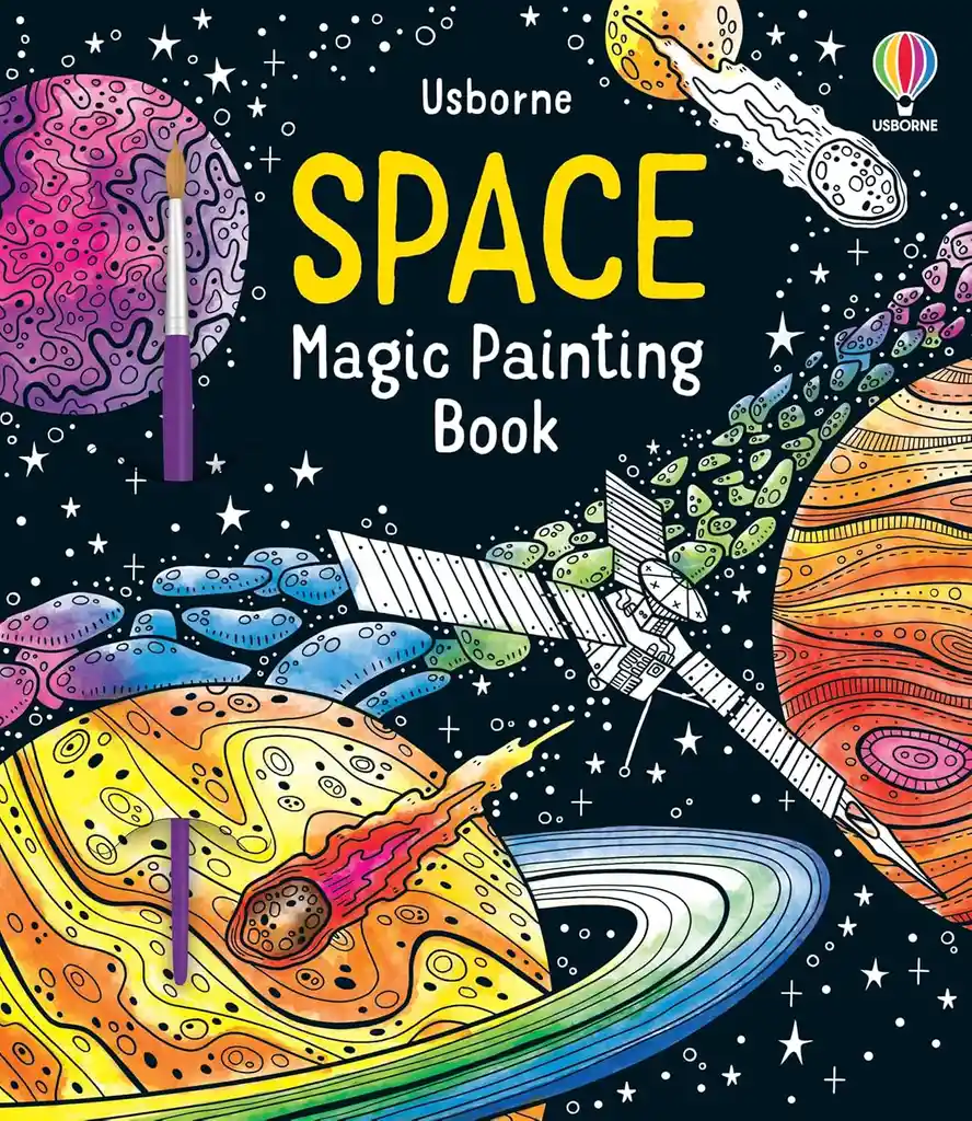 Libro Infantil Pintura Mágica Espacio Para Niños