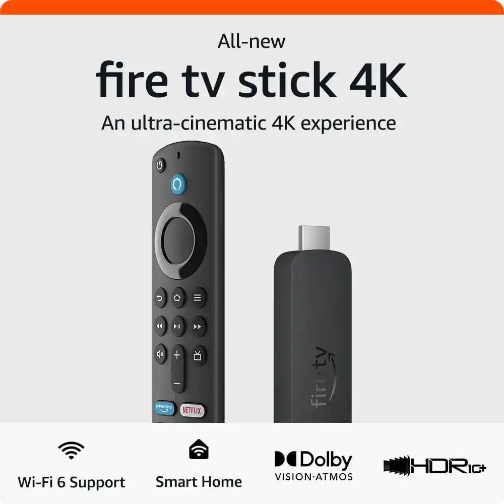 Fire Tv Stick 4k (2023) Color Negro Control De Voz Alexa