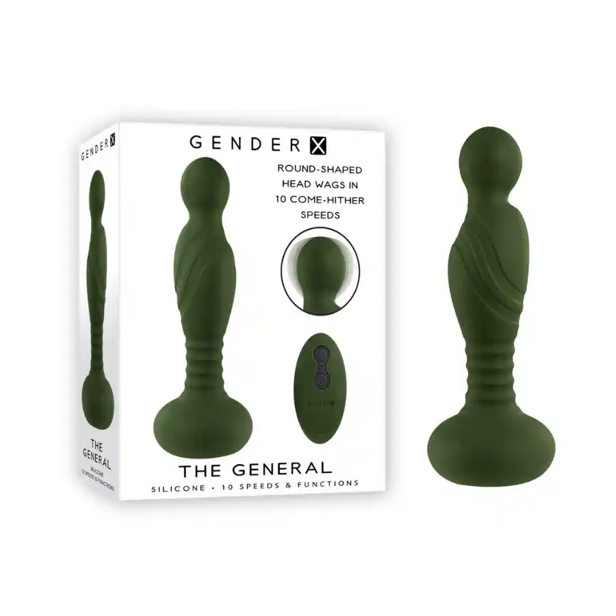 Plug Anal Vibrador Flexible Gender X