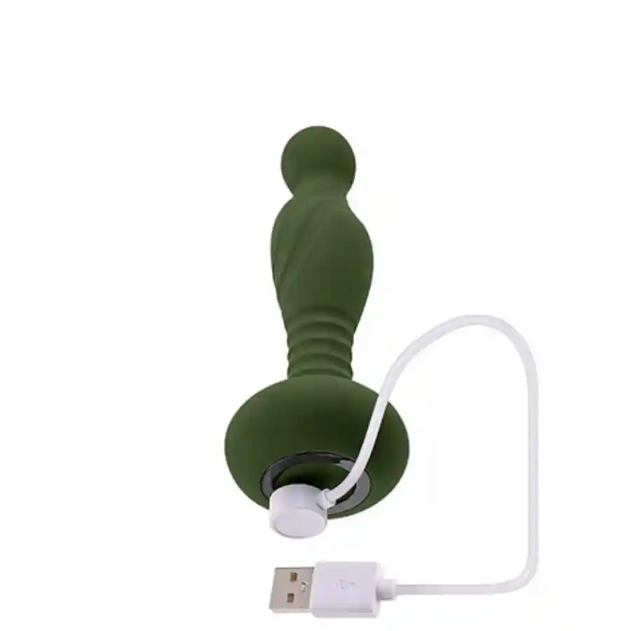 Plug Anal Vibrador Flexible Gender X