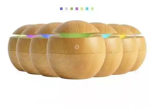 Humidificador Difusor Aroma Ambientador Luz Led