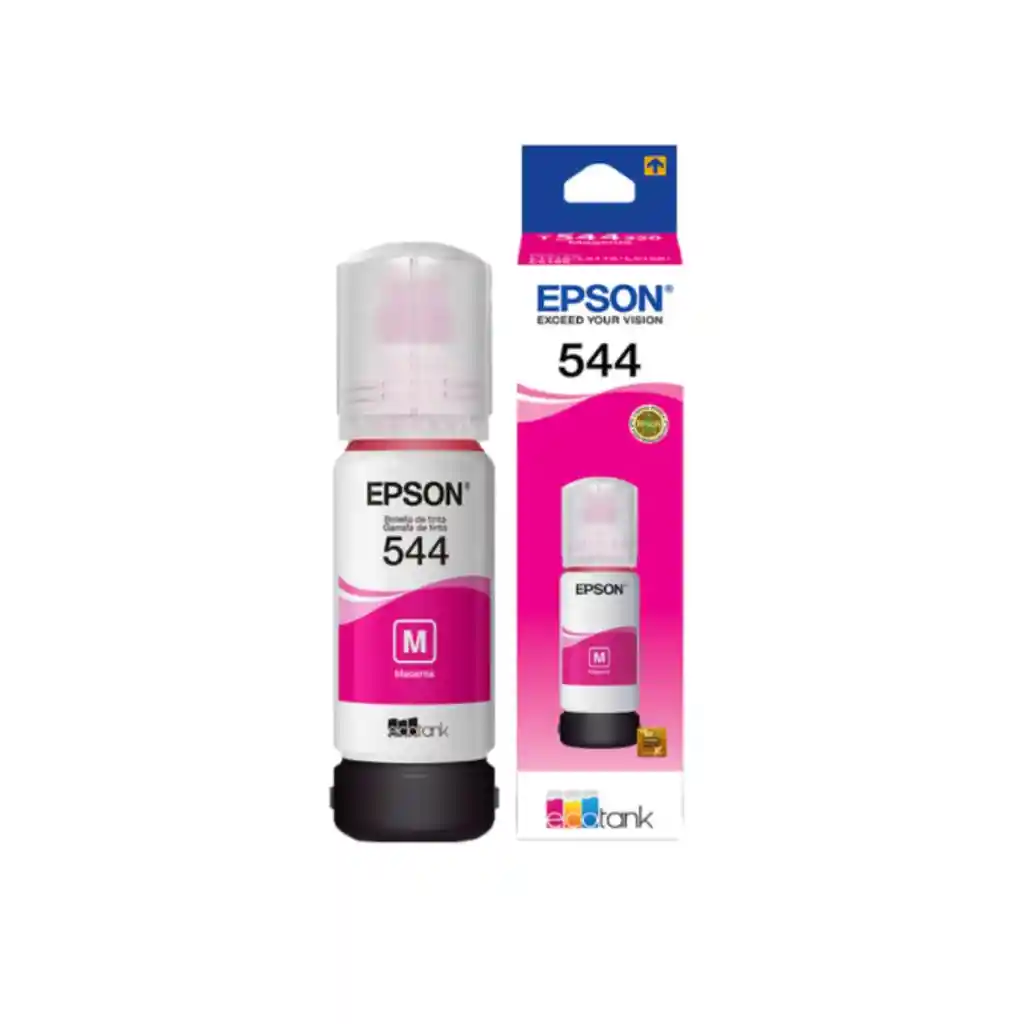 Botella De Tinta Epson T544 L3110/l3150/l3160/l5590 70ml Magenta 7.500 Pag.