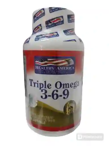 Triple Omega 3-6-9 1200mg X 120 Softgels Healthy America