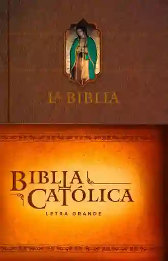 La Biblia Católica. Letra Grande Color Marrón