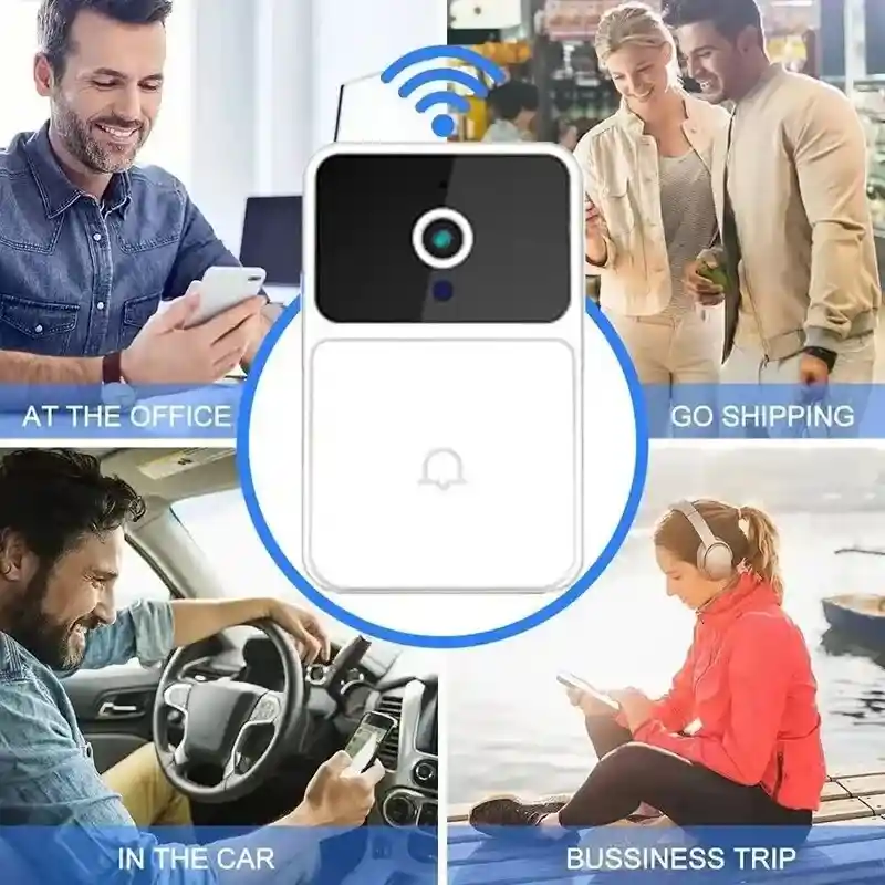 Timbre Inalámbrico Wifi Videollamada Bocina