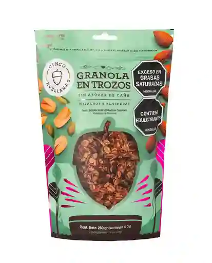 Granola Cero Azucar Pistacho Y Avellanas Cinco Avellanas 280 Gr