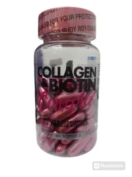 Collagen Biotin Complex 60 Softgels Healthy America