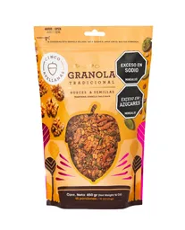 Granola Nueces Y Semillas Cinco Avellanas 450 Gr