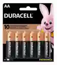 Pilas Duracell Alcalinas Aa Paquete De 6 Unidades Original