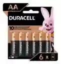 Pilas Duracell Alcalinas Aa Paquete De 6 Unidades Original