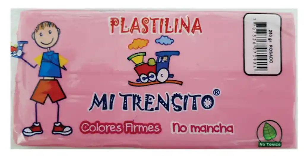 Plastilina Barra Rosada 250gr