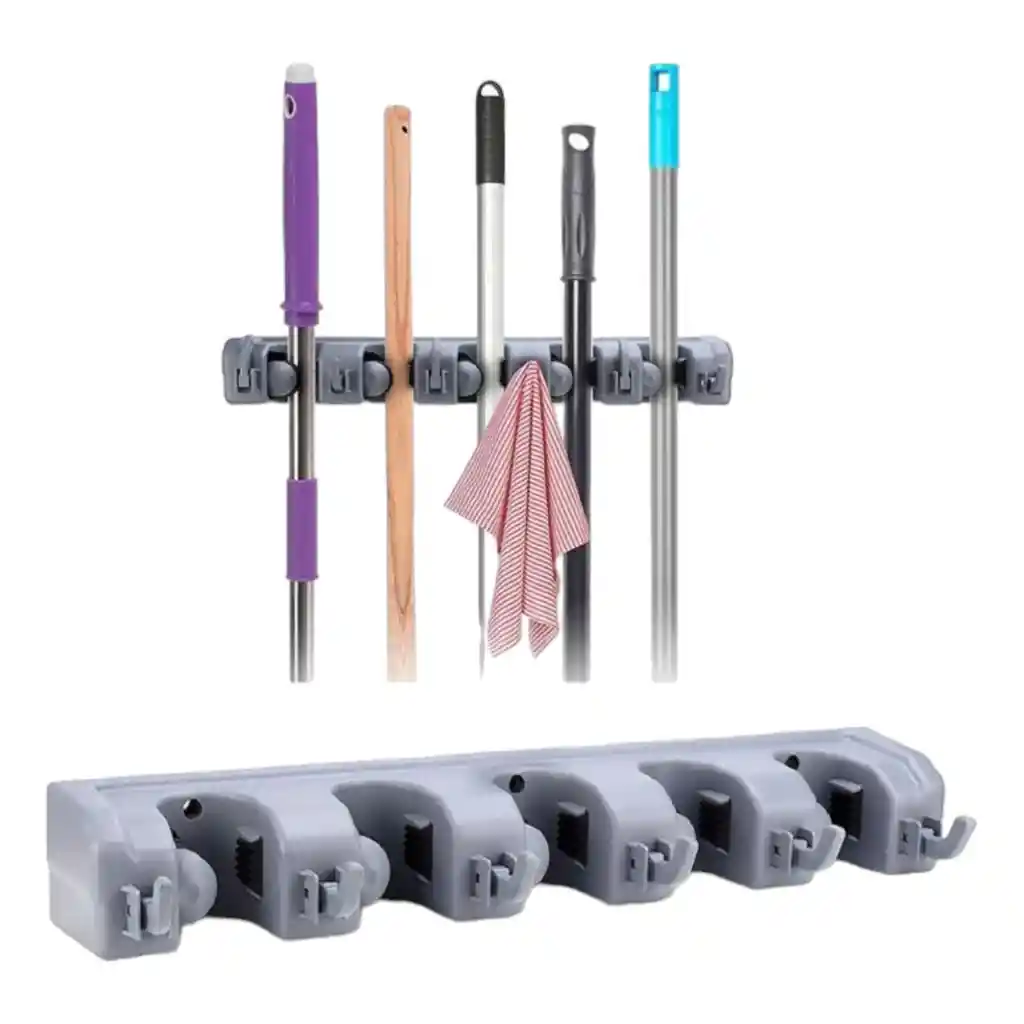 Soporte Base Para Escobas Y Traperos