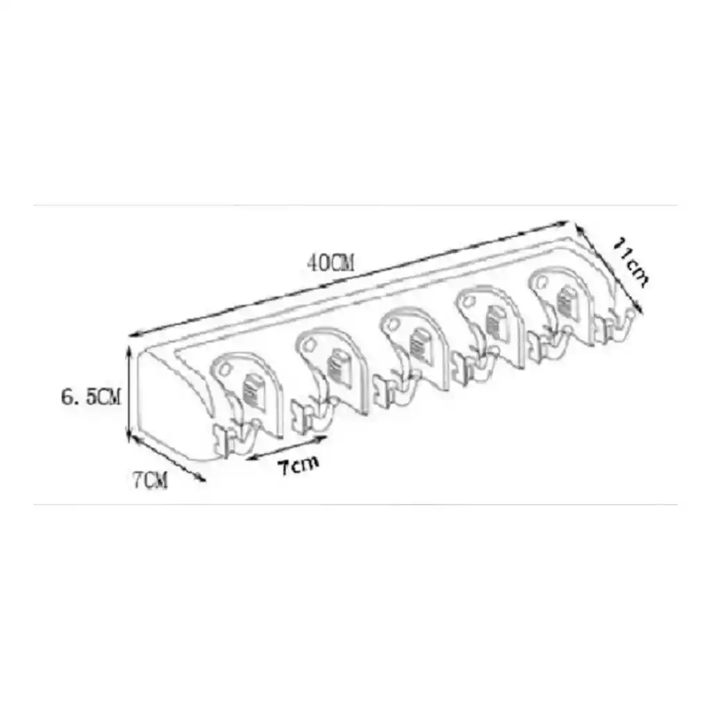 Soporte Base Para Escobas Y Traperos
