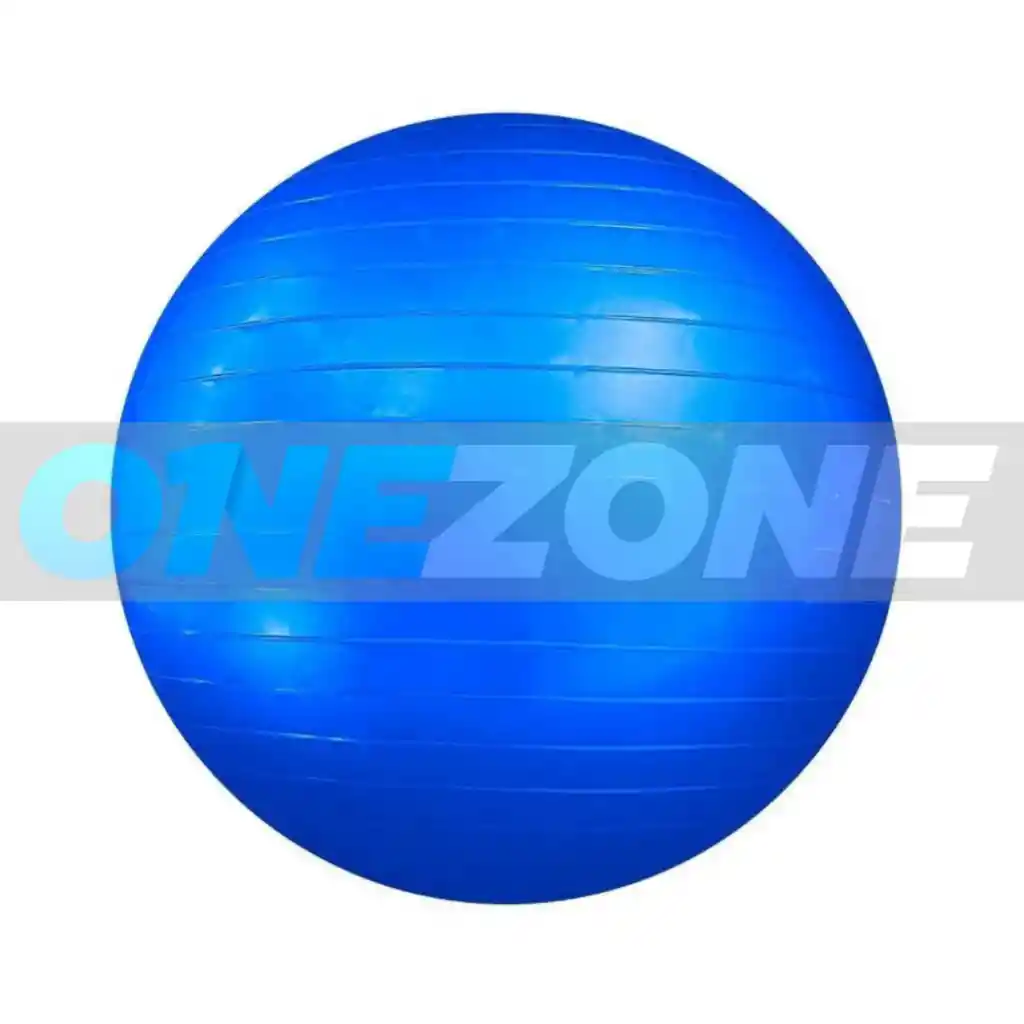 Pelota Fitnes Jump Ball 65 Centimetros/ Azul + Bomba De Inflar.