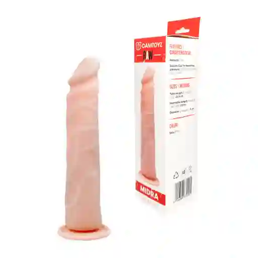 Dildo Realista Midra Piel 24 Cm Camtoyz