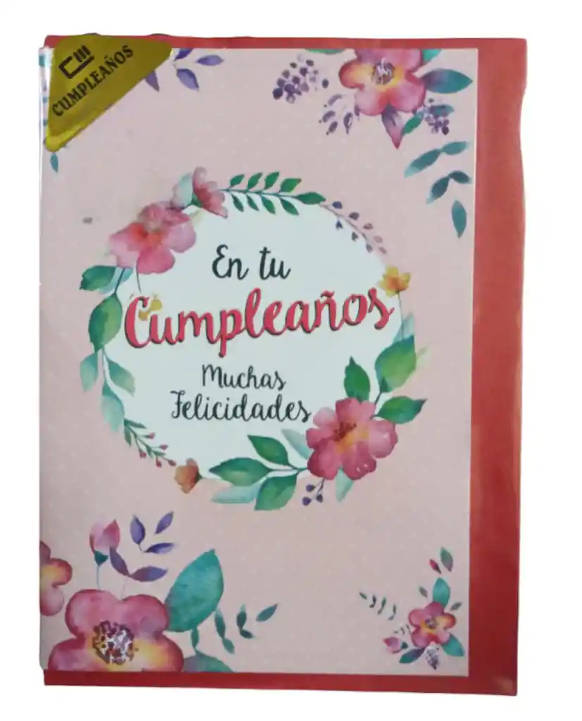 Tarjeta Regalo Mensaje Y Lluvia De Sobres Cumpleaños Mujer Colmodernas E 17x13cm