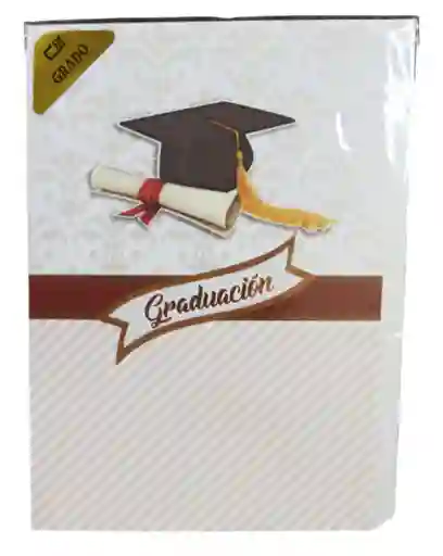 Tarjeta Regalo Mensaje Y Lluvia De Sobres Grado Escarchada Colmodernas - 17cm-10cm