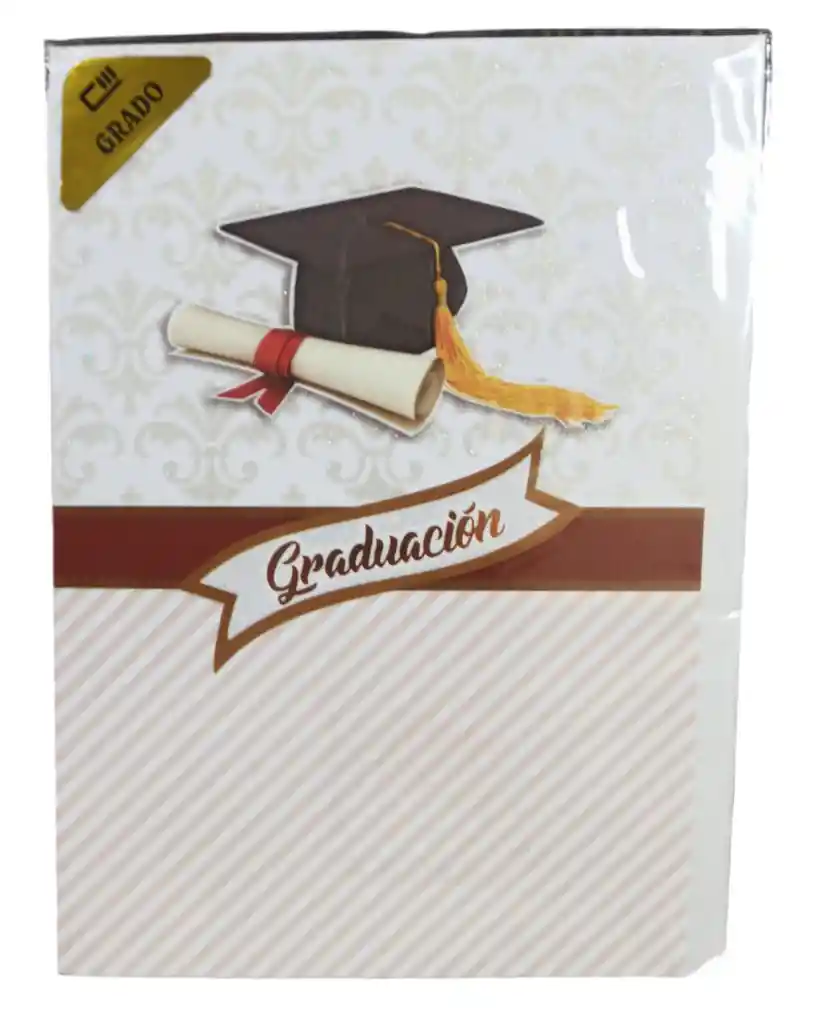 Tarjeta Regalo Mensaje Y Lluvia De Sobres Grado Escarchada Colmodernas - 17cm-10cm